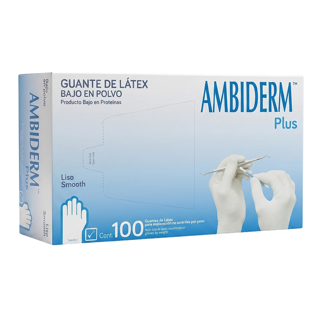 Guantes Plus Bajo en Polvo